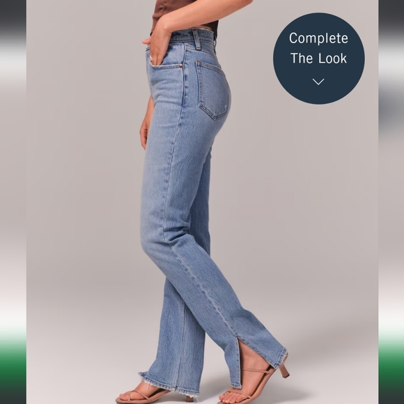 Abercrombie & Fitch High Rise Ankle Flare - Picture 3 of 14